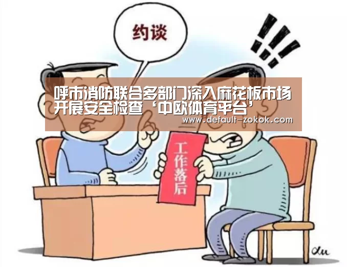 呼市消防联合多部门深入麻花板市场开展安全检查‘中欧体育平台’(图2) 中欧体育